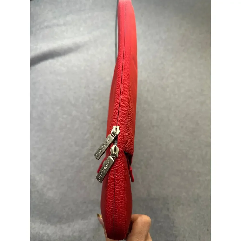 Mosiso Laptop Sleeve Bag Padded Zipper Pocket Red Tech